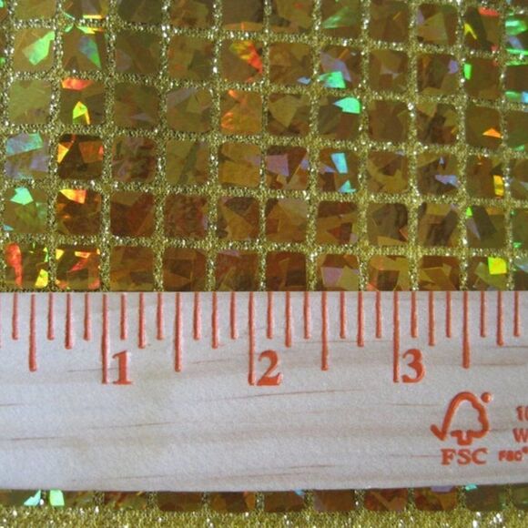 Gold Sparkly Stretch Fabric Glitzy Wear Outfits - Picture 3 of 5